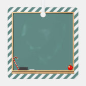 Teacher Christmas Collectible Metalen Ornament (Achterkant)