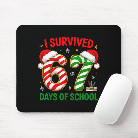 Teacher Christmas Funny Meme I Survived 67 Days Of Muismat (Met muis)