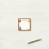 Teacher Christmas Holiday Sticky Post-It Notes (Op bureau)