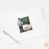 Teacher Classroom Illustration Sticker (Envelop)
