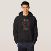Teacher Coach Appreciation Week Back to School Hea Hoodie (Voorkant volledig)