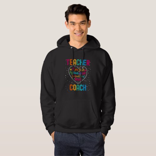 Teacher Coach Appreciation Week Back to School Hea Hoodie (Voorkant volledig)