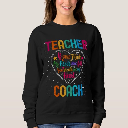 Teacher Coach Appreciation Week Back to School Hea Trui (Voorkant)