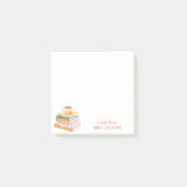 Teacher coffee & books Post-It Notes 3 x 3" (Voorkant)