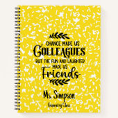 Teacher Collega Hardcover Notitieboek Gift (Voorkant)