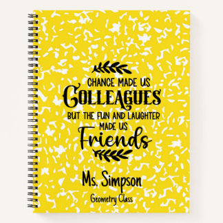 Teacher Collega Hardcover Notitieboek Gift