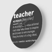 Teacher Definition - Funny Teaching School Teacher Grote Klok (Hoek)