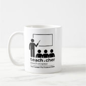 "Teacher Definition" Inspirerend koffie Mok (Links)