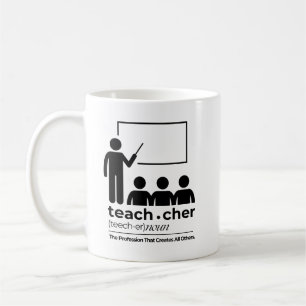 "Teacher Definition" Inspirerend koffie Mok
