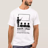 Teacher Definition T-Shirt – Grappig Leraar Gift (Voorkant)
