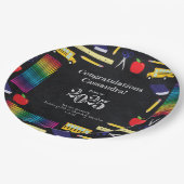 Teacher Education Afstuderen schoolbord Papieren Bordje (Gekanteld)