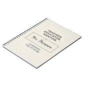 Teacher. Educator. Mentor. Custom Retirement Gift Notitieboek (Linkerzijde)