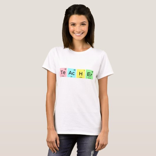 TeAcHEr-elementen T-shirt (Voorkant volledig)