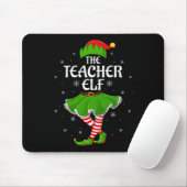 Teacher Elf Christmas Family Girls Women Elf Squad Muismat (Met muis)