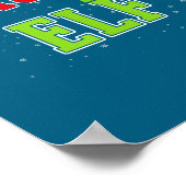 Teacher Elf Christmas Family Matching Group Xmas T Poster (Hoek)