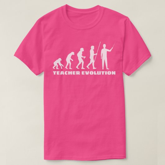 Teacher Evolution T-shirt (Design voorkant)