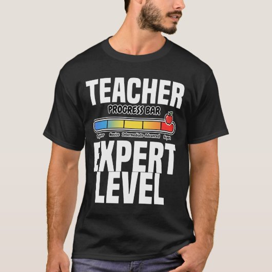 TEACHER - EXPERT LEVEL T-SHIRT (Voorkant)