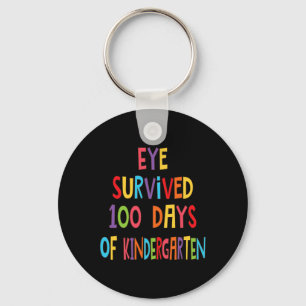 Teacher Eye overleefde 100 dagen van de kleutersch Sleutelhanger