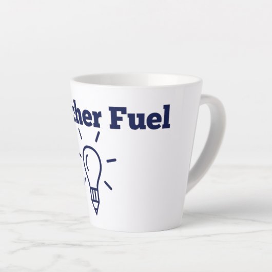 Teacher Fuel Mug Latte Mok (Rechterhoek)