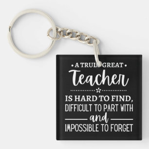 teacher Gift, A Truly Great Teacher Sleutelhanger
