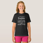 teacher Gift, A Truly Great Teacher T-shirt (Voorkant volledig)