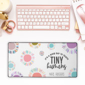 Teacher Gift Custom Boho Sun Terug naar schoolbure Bureaumat