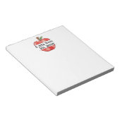 Teacher Gift Custom Note van Teacher Notitieblok (Schuin)