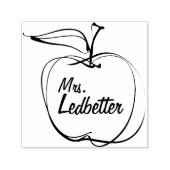 Teacher Gift - gepersonaliseerde rubberen stempel (Design)