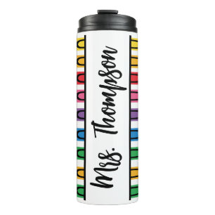 Teacher Gift - gepersonaliseerde Tumbler Gift voor Thermosbeker