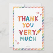 Teacher Gift Kaart Holder alleen voor jou waarderi (Achterkant)