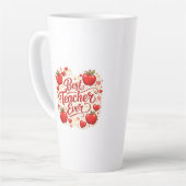 Teacher Gift Mug / Best Teacher Ever Appreciation Latte Mok (Linkerhoek)