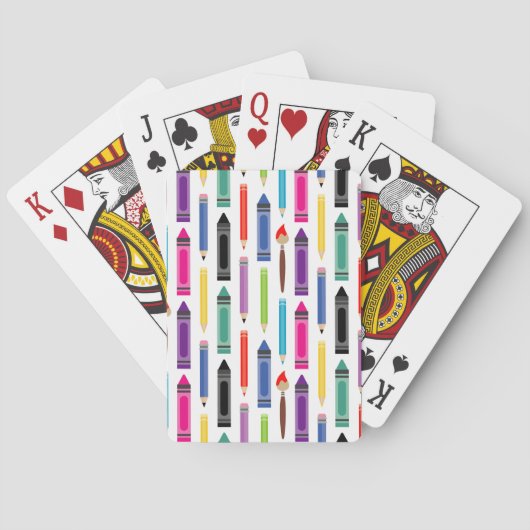Teacher Gift | Teachers Inspire You Pokerkaarten (Achterkant)