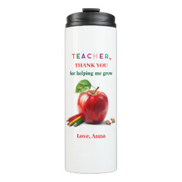 Teacher Gift – Thermal Tumbler Thank You Message Thermosbeker