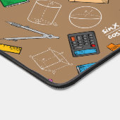 Teacher Gift Waterverf School wiskunde Bureaumat (Hoek)