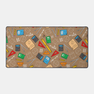 Teacher Gift Waterverf School wiskunde Bureaumat