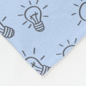Teacher Gift | What The Teacher Is Fleece Deken (Hoek)