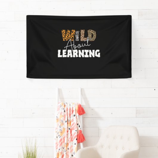 Teacher Gift Wild About Learning Spandoek (Insitu)