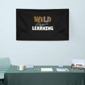 Teacher Gift Wild About Learning Spandoek (Beurs)