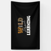 Teacher Gift Wild About Learning Spandoek (Verticaal)