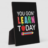 Teacher Gift You Wanna Learn Today Fotoplaat (Zijkant)