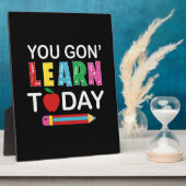 Teacher Gift You Wanna Learn Today Fotoplaat (Zijkant)