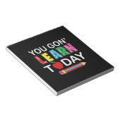Teacher Gift You Wanna Learn Today Notitieblok (Schuin)