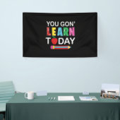 Teacher Gift You Wanna Learn Today Spandoek (Beurs)