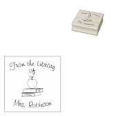 Teacher Gifts Classroom Boeken Bibliotheek Rubber Rubberstempel (Gestempeld)