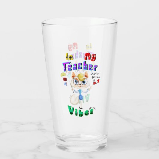 Teacher Glas (Achterkant)