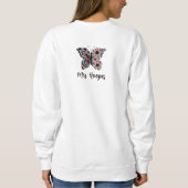 Teacher Group Gift Back Print Custom Boho Creweck Trui (Achterkant)