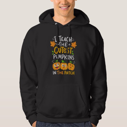Teacher Halloween Pre K Teacher Kindergarten Cutes Hoodie (Voorkant)
