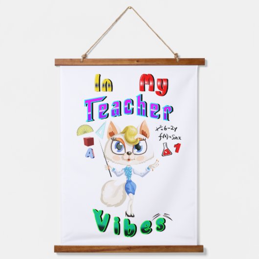 Teacher Hangend Wandkleed (Voorkant)