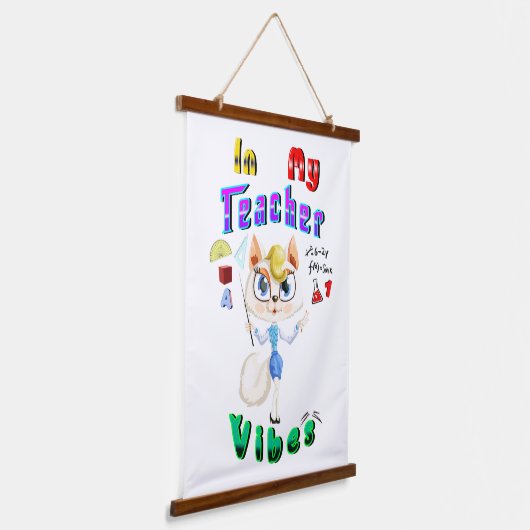 Teacher Hangend Wandkleed (Gebogen)