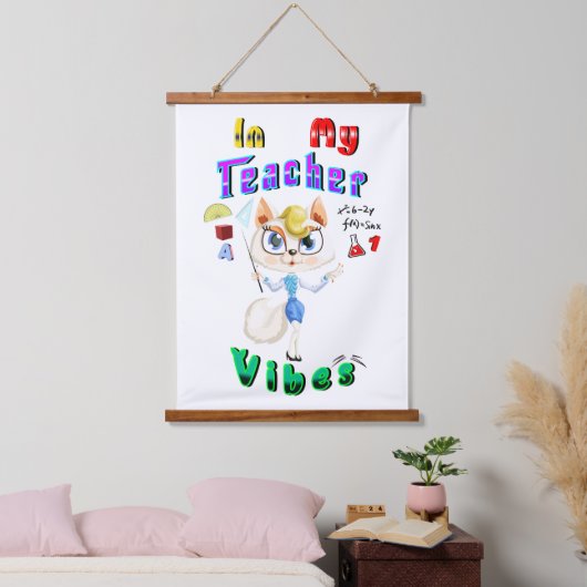 Teacher Hangend Wandkleed (Slaapkamer)